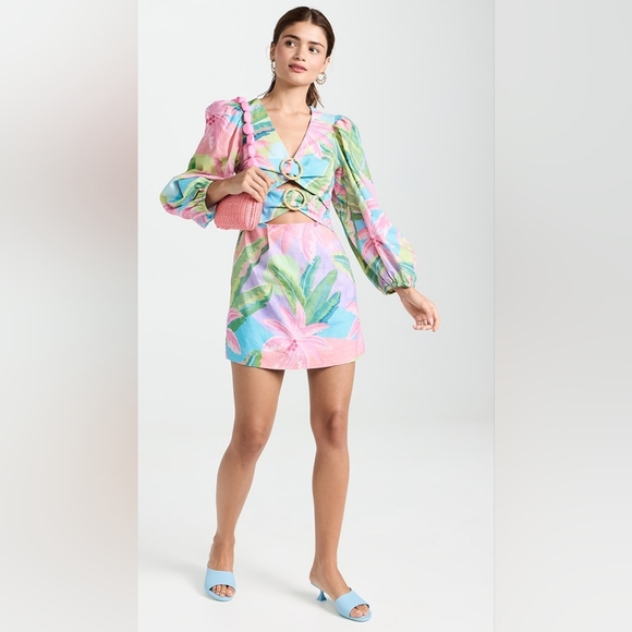 Farm Rio Beach Vibe Mini Dress - Picture 1 of 5